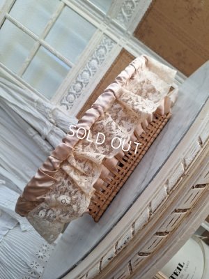 画像5: アンティークレース装飾バスケット