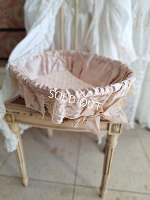 画像16: アンティークレース装飾バスケット