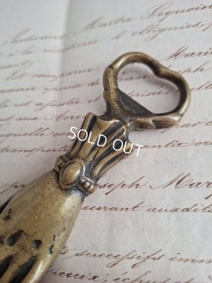 画像2: アンティークハンド形ボトルオープナー