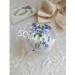 画像: アンティークガラスパウダージャー