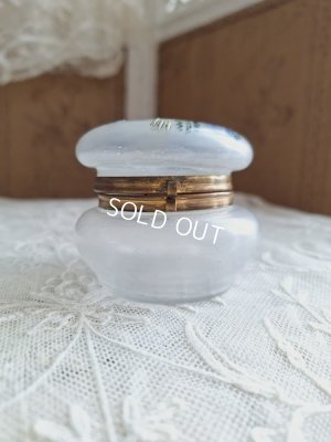 画像10: アンティークガラスパウダージャー