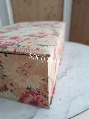 画像14: アンティークマーガレット柄カルトナージュボックス