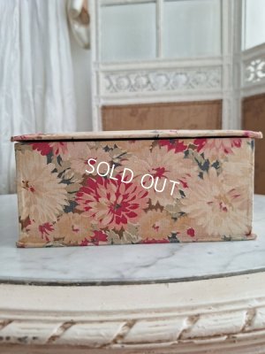 画像7: アンティークマーガレット柄カルトナージュボックス