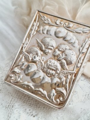 画像2: アンティークシルバー天使ケース