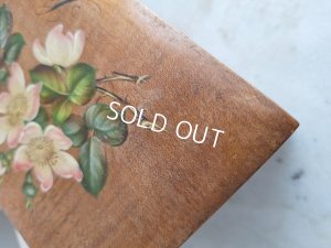 画像12: 野ばら柄ウッドボックス