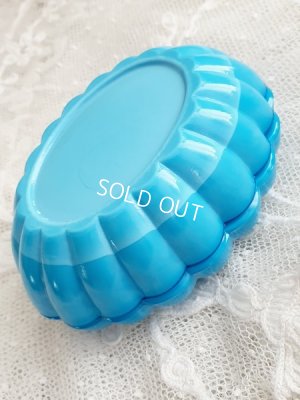 画像7: オパリンガラス小鳥柄ソープディッシュ