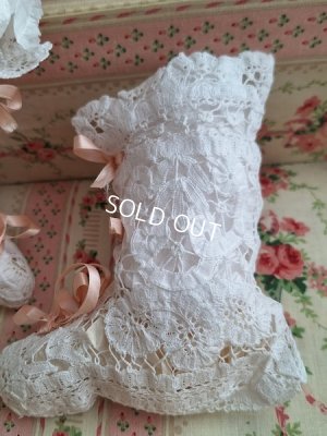 画像7: アンティークレースベビーシューズ