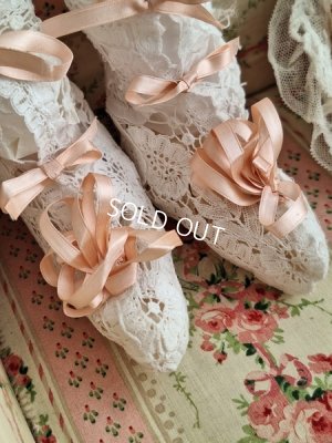 画像3: アンティークレースベビーシューズ