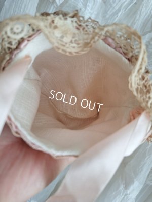 画像8: アンティークレースポーチ