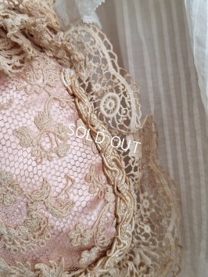 画像10: アンティークレースポーチ