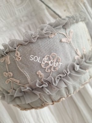 画像3: アンティークレースパニエ