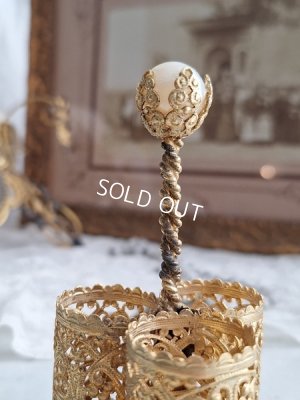 画像13: アンティークリップスティックスタンド