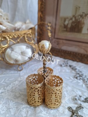 画像14: アンティークリップスティックスタンド