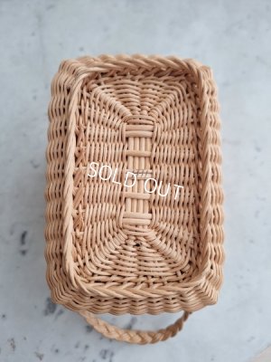 画像7: アンティーク小さなダブルハンドルバスケット