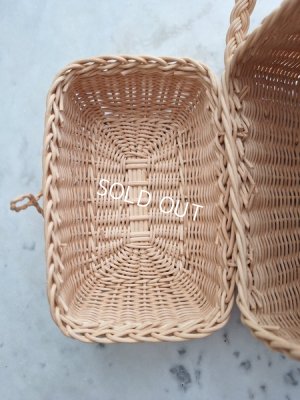 画像9: アンティーク小さなダブルハンドルバスケット