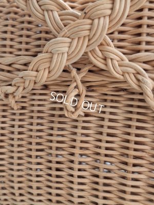 画像3: アンティーク小さなダブルハンドルバスケット