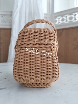 画像13: アンティーク小さなダブルハンドルバスケット