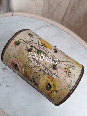 画像10: アネモネ柄ブリキバスケット