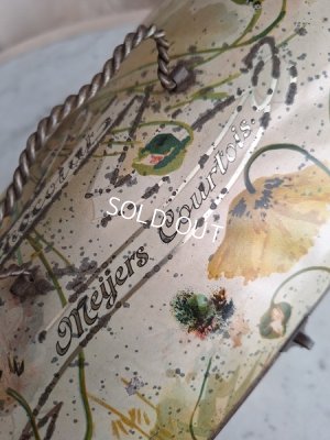 画像7: アネモネ柄ブリキバスケット