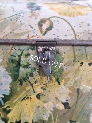 画像16: アネモネ柄ブリキバスケット