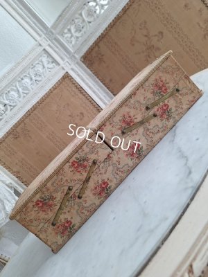 画像13: ローズ柄カルトナージュソーイングボックス