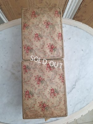 画像4: ローズ柄カルトナージュソーイングボックス