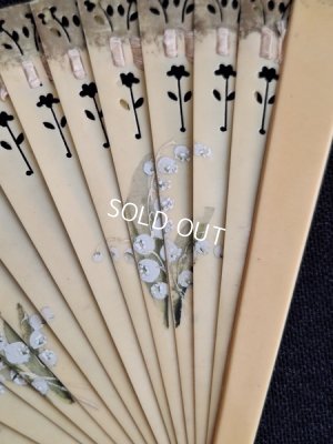 画像5: すずらん柄セルロイド扇子