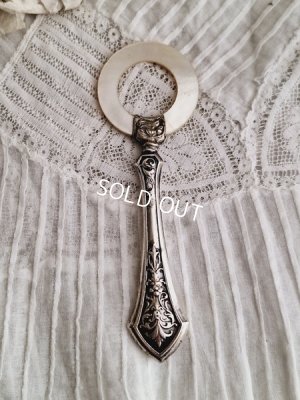 画像2: アンティークマザーパールラトル