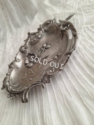 画像9: ピューター花トレイ