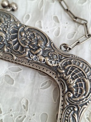 画像6: 天使と花かごレリーフがま口