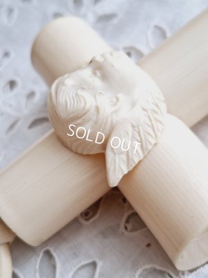 画像6: アンティークセルロイド天使の十字架