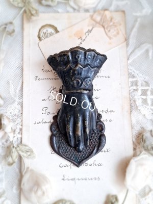 画像2: アンティークハンド形クリップ　