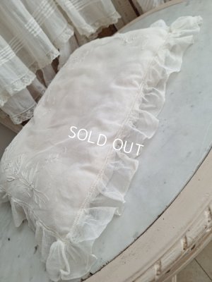 画像12: アンティークレースクッション