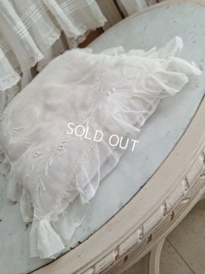 画像13: アンティークレースクッション