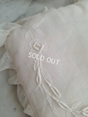 画像10: アンティークレースクッション