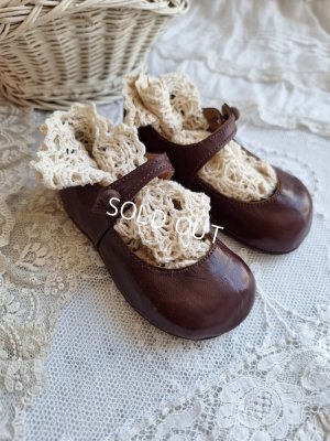 画像2: アンティークベビーシューズ