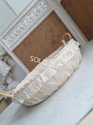画像10: アンティークレースパニエ