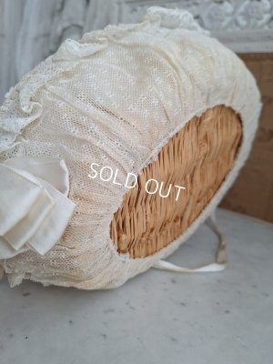 画像19: アンティークレースパニエ