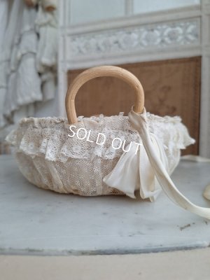 画像12: アンティークレースパニエ