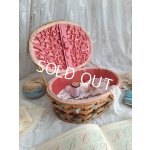 画像: ピンククッション付ソーイングバスケット