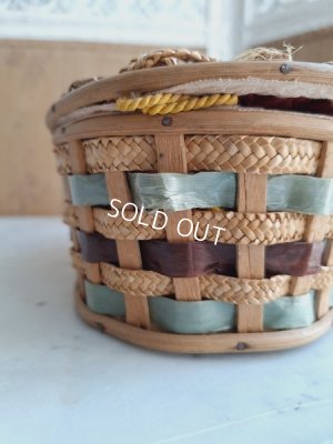 画像19: ピンククッション付ソーイングバスケット