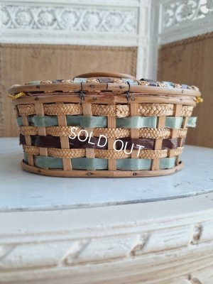 画像14: ピンククッション付ソーイングバスケット