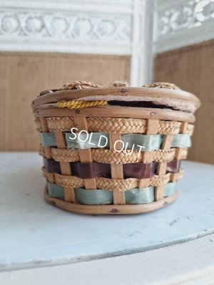 画像13: ピンククッション付ソーイングバスケット