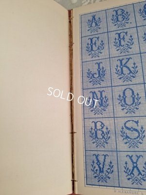 画像20: BRODERIESモノグラム図案本