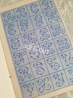 画像16: BRODERIESモノグラム図案本
