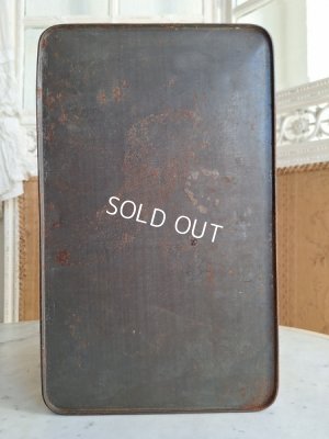 画像42: リボン柄ブリキバスケット