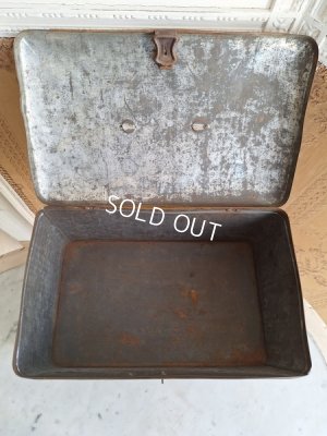 画像43: リボン柄ブリキバスケット