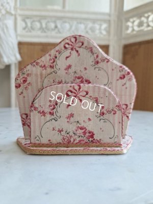 画像9: フレンチリボンファブリックレターホルダー