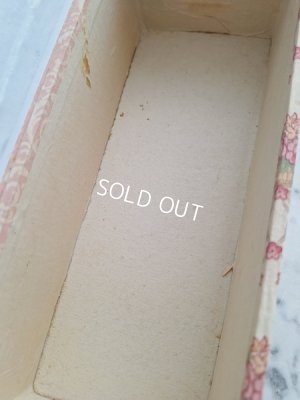 画像9: アンティーク花かご柄カルトナージュボックス