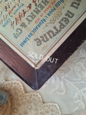 画像9: ナポレオン三世すみれ柄ウッドボックス